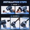 Mini Vacuum Cleaner, 3 in 1 Cordless Handheld Vacuum Cleaner, 13000Pa High Power Car Vacuum Cleaner with Brushless Motor,Adjustable Car Vaccum Portable Cordless for Cars,Desktop-DBS03(Deep and Light Blue)