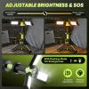 Portable Camping Light, 14000mAh Telescopic Camping Lantern with Rechargeable Power Supply, Dimmable Magnetic Tent Lamps 6000 Lumen Outdoor Work Lights for Hiking,Camping,Home Emergency(Green)