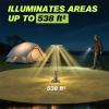 Portable Camping Light, 14000mAh Telescopic Camping Lantern with Rechargeable Power Supply, Dimmable Magnetic Tent Lamps 6000 Lumen Outdoor Work Lights for Hiking,Camping,Home Emergency(Military Green)