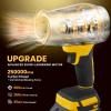 Portable Dust Cleaner, Cordless Leaf Blower with 2 Batteries, 21V 4.0Ah Electric Handheld Blower, 3-Speed Adjustable,Mini Lightweight Leaf Blower for Yard, Patio, Garage, Car (Green)(Yellow)