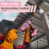 Portable Welding Machine, Handheld Welder Machine 110V, ARC Portable Welder with IGBT Inverter 5 Variable Current Adjustment, 30pcs 3/32″ Wire Rods, Welding Helmet, Carring Case Included(Pink  25pc Wire Rods)