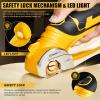 Replacement Rotary Blades 4PCS, Compatible with SakerPlus Cordless Electric Scissors,4V Rechargeable Cardboard Box Cutter Rotary Cutter for Leather Carpet Plastic Cutting,Sewing,Crafting (4 PCS)(4 PCS)