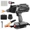 Portable Welding Machine, 110V IGBT Inverter Handheld Welder, ARC Portable Welder with 5 Variable Current Adjustment, 25 Pcs 3/32″ Wire Rods, Welding Helmet, Carring Case Included