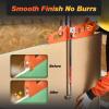 Foldable Drywall Cutting Tool,Cuts 1/4″&3/8″&1/2″ Boards,Portable Gypsum Board Cutter Laser-Etched Dual Scale for Home Renovation,Drywall Projects with 10pcs Blades (Dual Positioning Brown)(Dual Positioning Red)