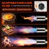 Propane Torch, 3272°F High Power Torch Gun with Adjustable Flame & Safety Lock, Heavy Duty Blow Torch for BBQ, Sous Vide, Steak Searing, Campfire & Charcoal Starter (Tank Not Included)