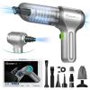 Car Vacuum Cleaner-Wireless Handheld Car Vacuums with Best Suction,Brushless Motor 12000PA Maximum Power,3 in 1 Mini Portable Vacuum Cleaner Cordless for Home,Office,Kitchen,Cars(Car Vacuum Cleaner)