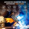 Sakerplus Portable Welding Machine, Handheld Welder Machine 110V, ARC Portable Welder with IGBT Inverter 5 Variable Current Adjustment, 30pcs 3/32″ Wire Rods, Welding Helmet, Carring Case Included(Grey  30pc Wire Rods (Glove  Safety Goggle Included))